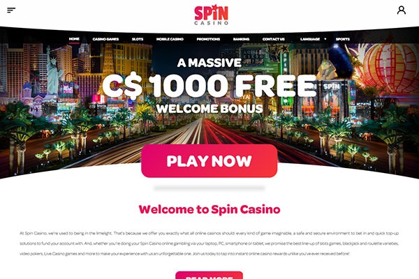 Spin Casino Canada Palace Home