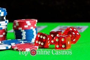 Gambling Guide-chips and dice
