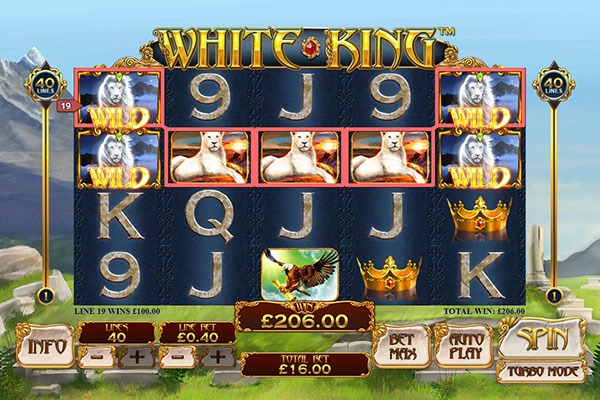 White King Online Slot Big Win