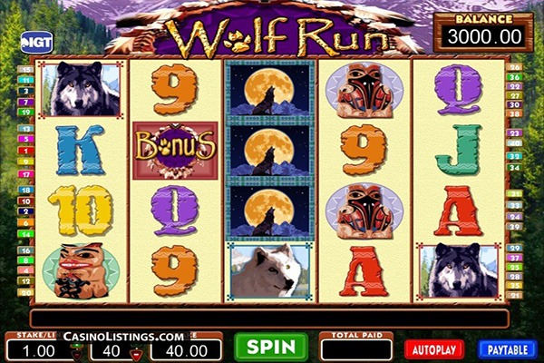 wolf run online slot 1