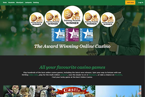 Mr Green Casino Canada awards