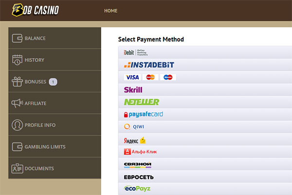 Methodes de paiement