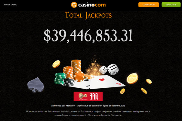 Casino.com Lots progressifs
