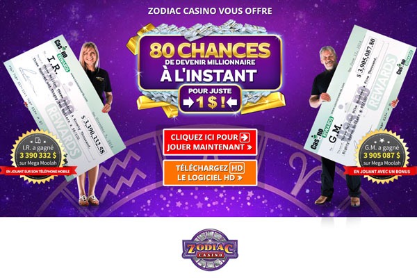 Zodiac Casino Accueil
