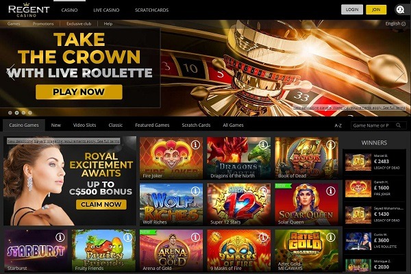 Regent Casino Games