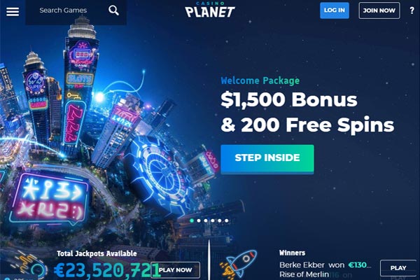 Casino Planet Home