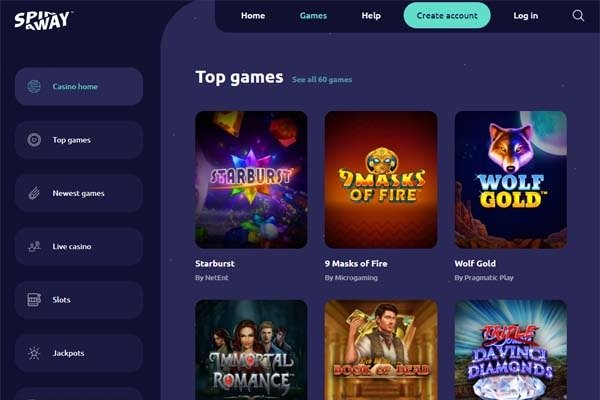 spin away casino games screenshot